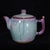 A beautiful 7-piece Chinese Jun ware style porcelain tea set. The set includes one teapot and six matching tea cups. Each...