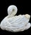 Eggshell Vintage Reconstituted Large Stone Swan Planter For Sale - Image 8 of 11
