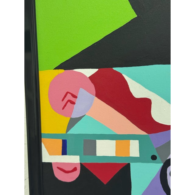 Jesse Kassel Framed Abstract Acrylic Painting For Sale In San Francisco - Image 6 of 12