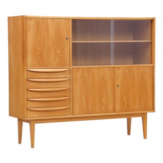 Mid-Century Model 602 Display Highboard by Franz Ehrlich for Hellerau For Sale