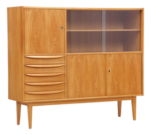 Mid-Century Model 602 Display Highboard by Franz Ehrlich for Hellerau