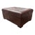 Twin Size Gumps Leather Ottoman Hidden Sleeper For Sale