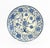 Chinese Blue & White Lotus Motif Porcelain Charger For Sale In New York - Image 6 of 9