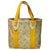 Pre-Loved Celine Yellow Beige Canvas Coated PVC Plastic Macadam Tote Bag For Sale - Image 15 of 18