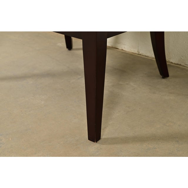 Barbara Barry for Baker Furniture Modern Regency Lounge Chairs, Pair For Sale - Image 11 of 15
