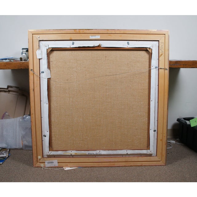 The Room of Flowers Impressionist Oil Painting After Frederick Childe Hassam 43" For Sale - Image 4 of 12