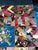 Late 19th Century Antique Handmade Blue Silk Velvet Needlepoint Embroidery Painted Crazy Quilt For Sale - Image 5 of 9