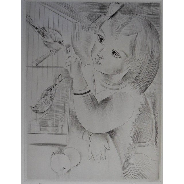Mily Possoz, La cage aux oiseaux, Etching For Sale - Image 7 of 7
