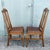 Brown Antique Oak Dining Chairs - A Pair For Sale - Image 8 of 11