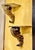 Chippendale Pair Large Carved Giltwood Brackets For Sale - Image 3 of 10