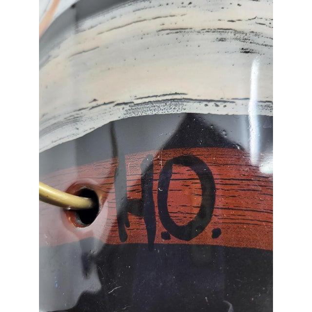 1990s Hubert Olivier Lamp in French Ceramic, 1990s For Sale - Image 5 of 17