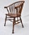19th C. Windsor Style Accent Chair With Dolphin Head Arms For Sale In Philadelphia - Image 6 of 13