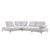 Manhattan Left-Chaise Sectional Sofa With Adjustable Backrests For Sale In New York - Image 6 of 12