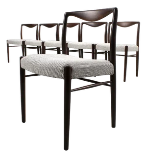 Dining Chairs by Kai Lyngfeldt Larsen, Set of 6