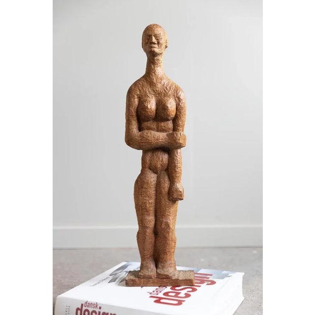 Mid-Century Scandinavian Decorative Folk Art Carving, 1950s For Sale - Image 4 of 10