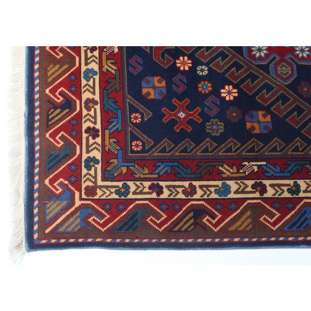 Turkish Modern Oushak Reproducton Wool Rug For Sale In Tampa - Image 6 of 11