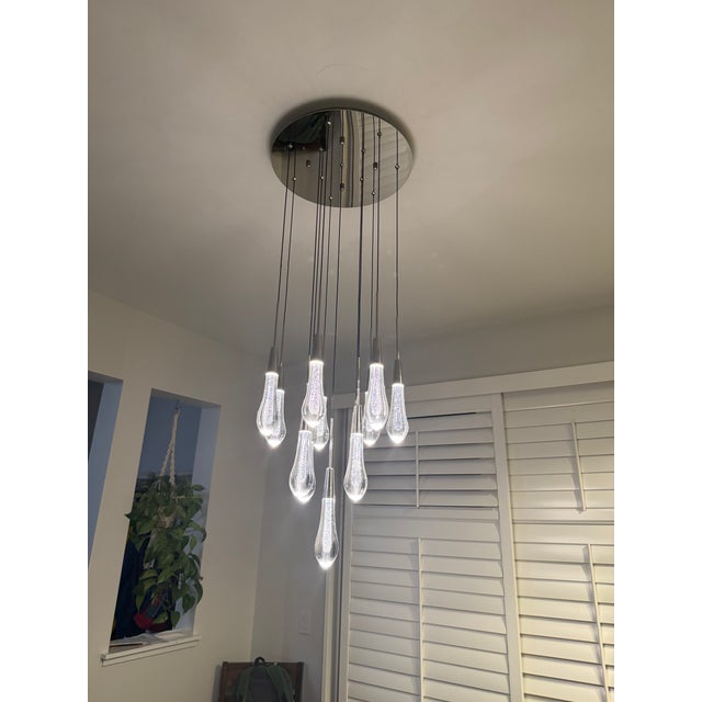 Arhaus Solitaire Chandelier For Sale In Denver - Image 6 of 6