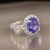 Tanzanite Diamond Ring 14k White Gold 5.30 TCW Certified For Sale - Image 13 of 18