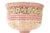 Mid-Century Modern Vintage Aldo Londi for Bitossi Ceramic Seta Pedestal Bowl Pink, Brown, Gold Off White Yellow Hallmarked For Sale - Image 3 of 11