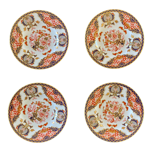 Set of 4 Bread and Butter Plates "Derby Japan" by Royal Crown Derby