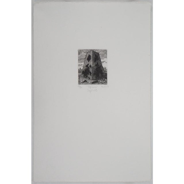 Mid-Century Modern François Houtin, Le Buisson, 1979, Original Etching For Sale - Image 3 of 5