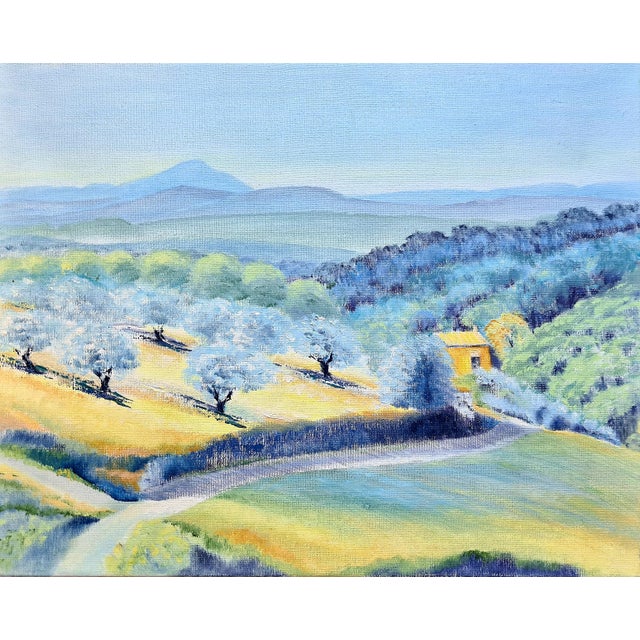 Isabelle Pardoe, The Olive Trees Landscape, 2000s, Oil on Canvas For Sale - Image 10 of 10