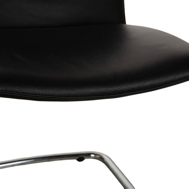 Freyr Chairs in Black Leather from Leolux, Set of 4 For Sale - Image 5 of 16