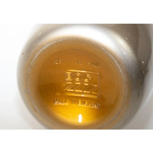 Vintage Boc Silver Soda Syphon England 1960 For Sale - Image 9 of 11