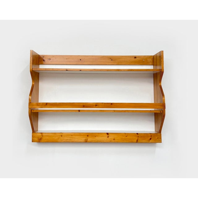 Pine Wall-Mounted Plate Rack by Charlotte Perriand for Les Arcs 1800, France, 1970s For Sale - Image 14 of 14