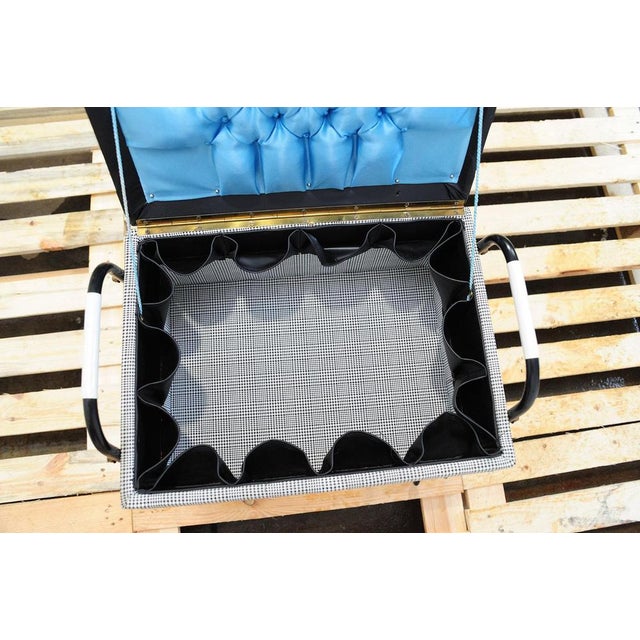 German Sewing Table on Wheels, 1970s For Sale - Image 12 of 15