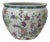 Vintage Chinoiserie Floral Fishbowl Planter For Sale