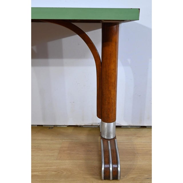 Vintage Bistro Tables in Laminate and Beech, 1950s, Set of 2 For Sale - Image 15 of 18