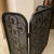 Mid 20th Century Hollywood Regency Scrolled Iron and Mesh Trifold Fireplace Screen For Sale In New York - Image 6 of 10