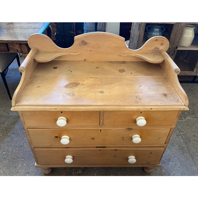 Mid 19th Century Mid 19th Century Pine Washstand For Sale - Image 5 of 13