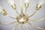 Metal Mid-Century Modern Czechoslovak Brass and Glass 10-Arm Chandelier, 1960s For Sale - Image 7 of 15