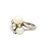 Early 21st Century Akoya Pearl Diamond Platinum Cluster Ring, Size 5 For Sale - Image 5 of 6