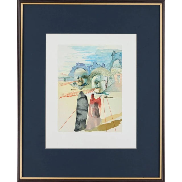 1960s Salvador Dali, Avarice and Prodigality, 1960, Woodcut Print, Framed For Sale - Image 5 of 5