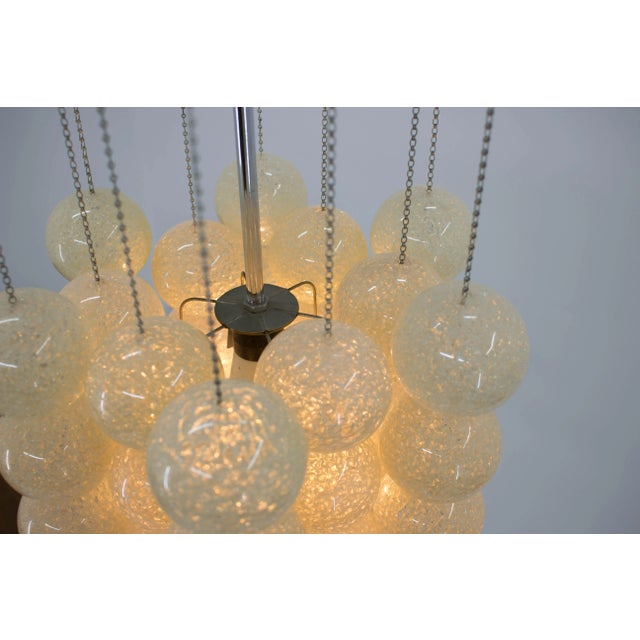 Metal Chandelier from Napako, 1970s For Sale - Image 7 of 11