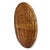 Vintage Bamboo Woven Round Basket Tray Medium For Sale - Image 4 of 8