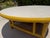 Vintage 42” Round Bamboo Coffee Table in the Style of Ficks Reed For Sale - Image 11 of 12