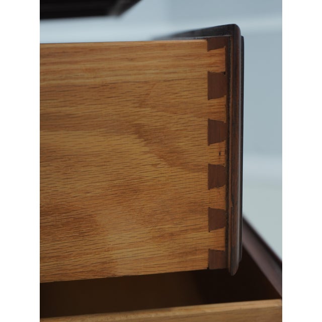 1970s Henkel Harris Cherry 7 Drawer Lingerie Chest For Sale - Image 5 of 13