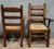 1950s Brutalist Armchairs in Wood, 1950s, Set of 2 For Sale - Image 5 of 8