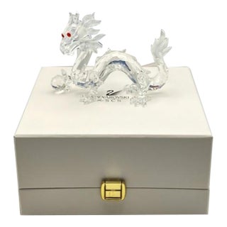 Swarovski Crystal Dragon 1997 SCS Annual Edition Fabulous Creatures (Original Outer/Inner Packaging #208398) For Sale