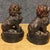 Pair of Vintage Gilt Bronze Foo Dogs – Guardian Lions on Drum Bases For Sale In Los Angeles - Image 6 of 9
