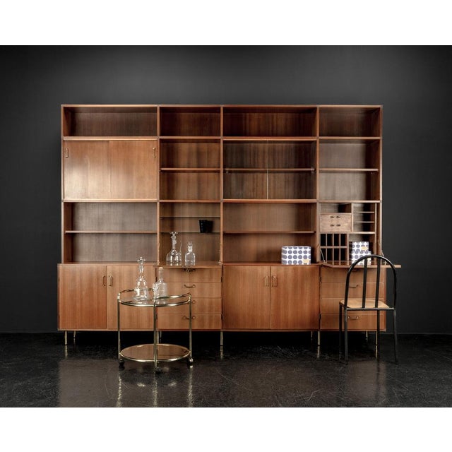 Avant garde furniture design of the 1960s: This modular study by Erwin Behr combines thoughtful functionality with...
