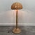 Wood Large French Rattan Floor Lamp with Mushroom Shade For Sale - Image 7 of 15
