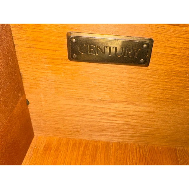 Mid-Century Modern Century Furniture Provincial Curvy 9-Drawer Vintage Dresser For Sale - Image 3 of 5