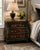 Vintage Bombay Bombe Chest in Emerald City Mahogany Finish With Gold Gilded Accents For Sale In Los Angeles - Image 6 of 6
