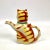 Chinese 1920s Chinese Porcelain Tabby Cat Tea Pot For Sale - Image 3 of 8