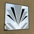 1990s Art Deco Revival Geometric Desing Framed Wall Mirror. For Sale - Image 13 of 15